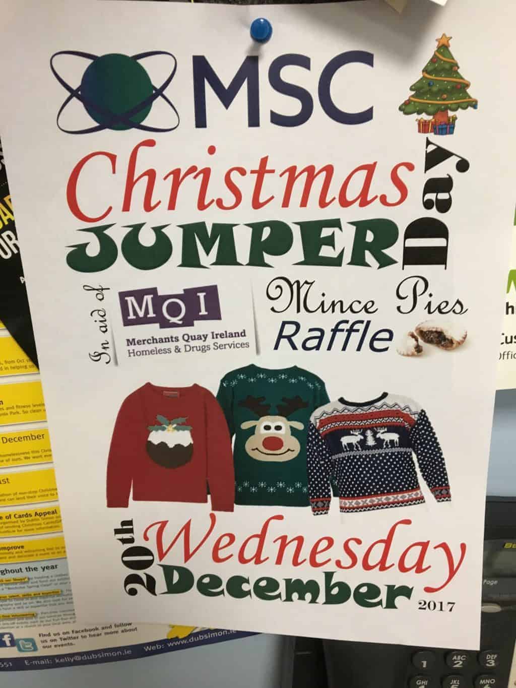 Xmas Jumper Day Medical Supply Company