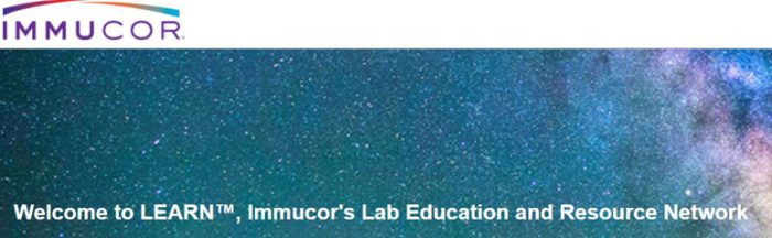 Immucor’s Learn Site | Medical Supply Company LTD