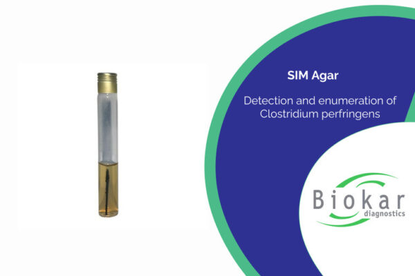 SIM Agar, a key tool in microbial identification from Biokar Diagnostics | Medical Supply Company