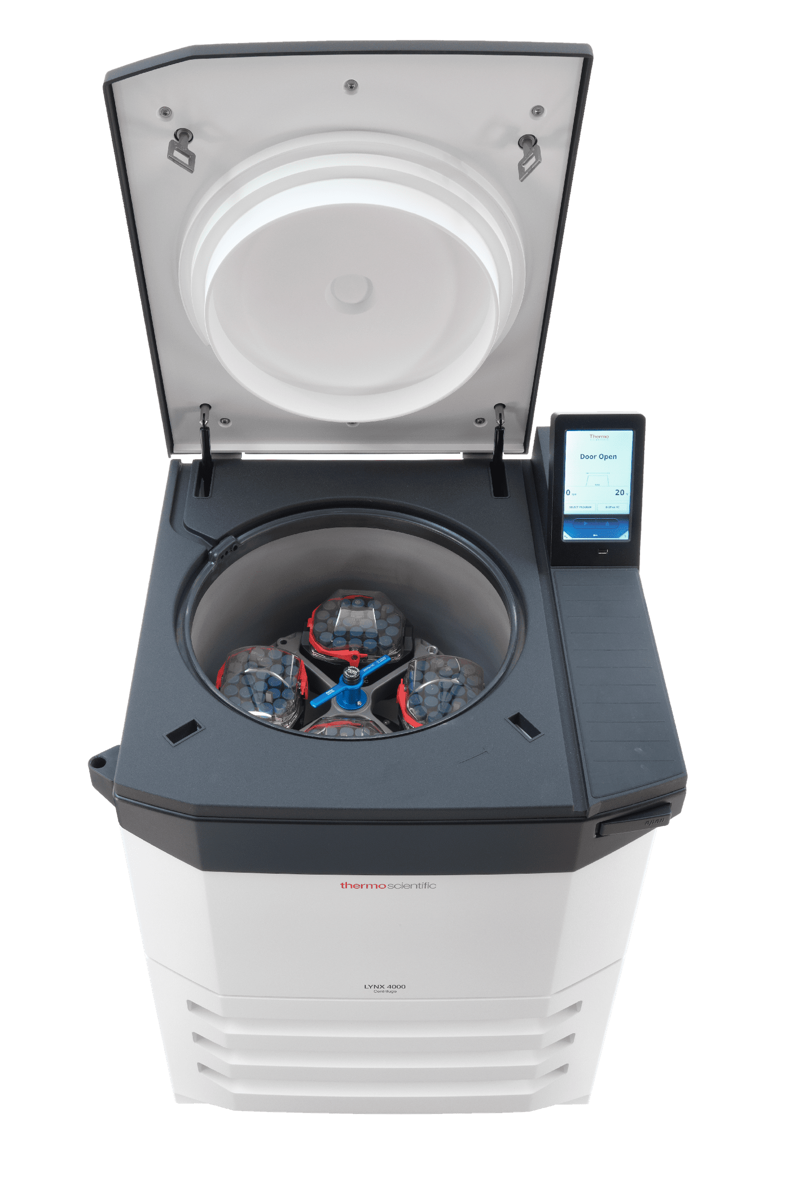 LYNX 4000 above open BIOFlex 15ml ClickSeal 4828